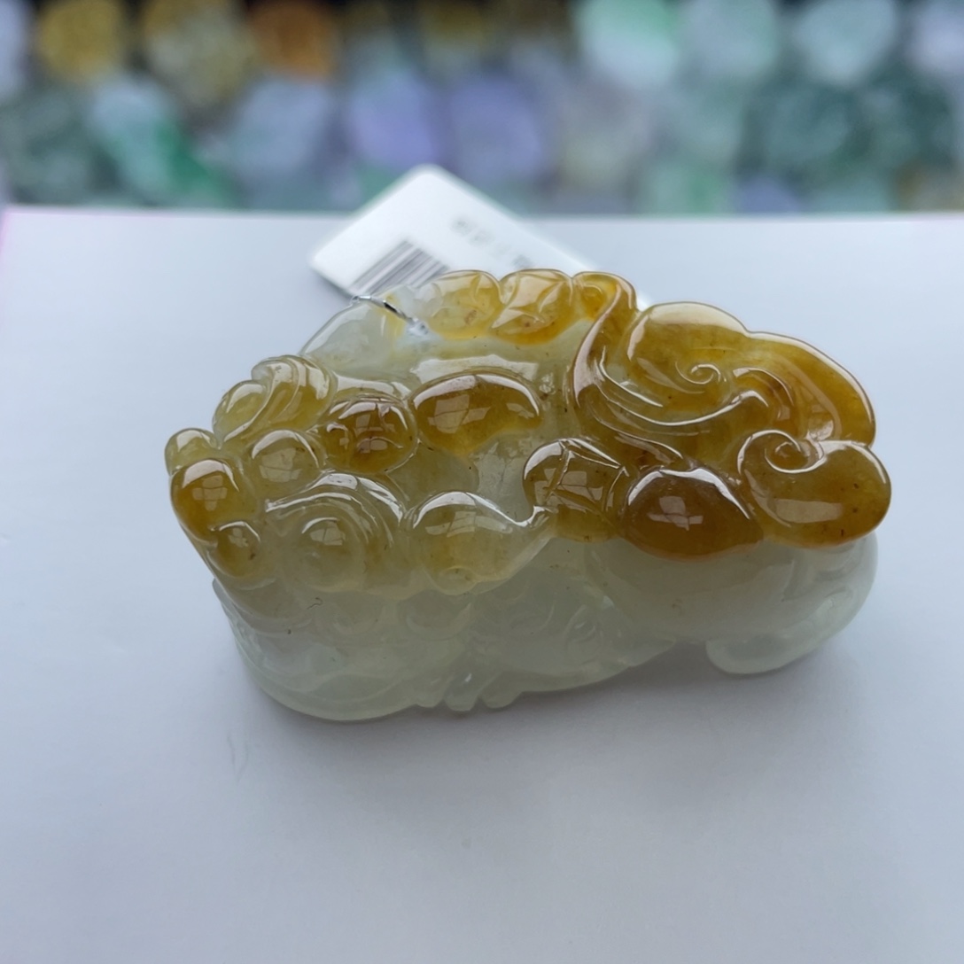 翡翠颈饰未镶嵌貔貅