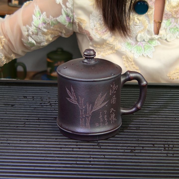 茶杯紫砂高货放漏