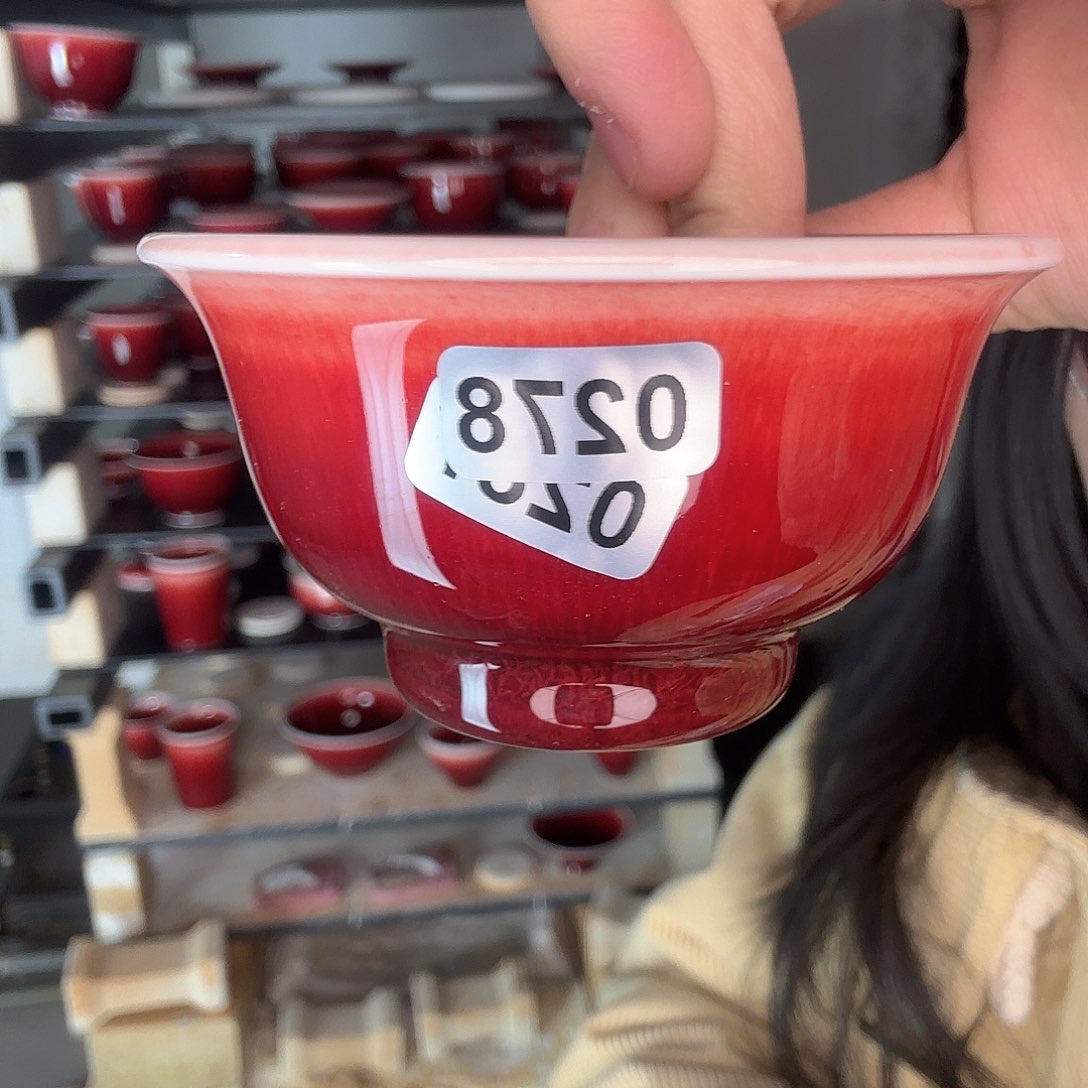 碗景德镇郎红陶瓷