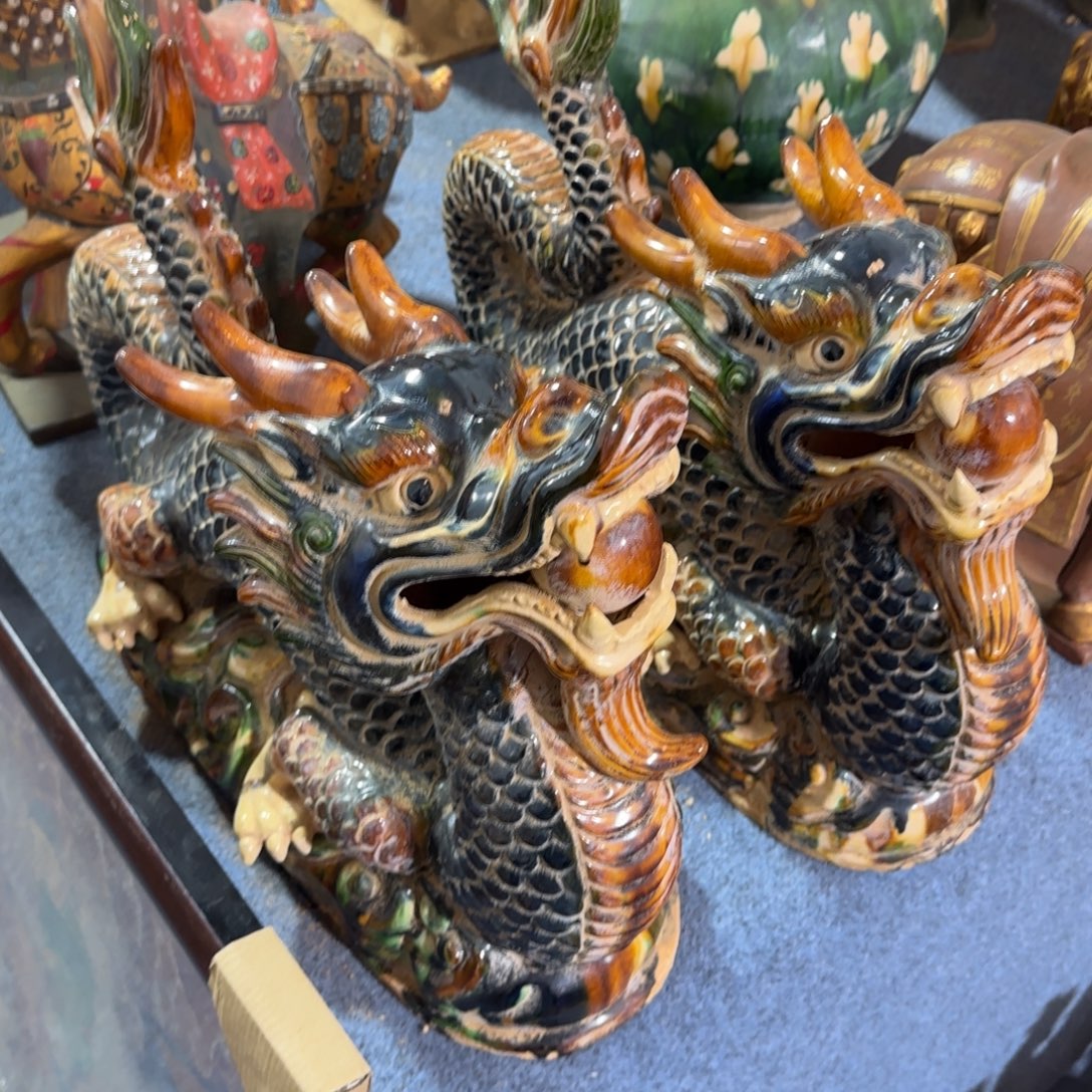 大***帝陶瓷摆件摆件摆件