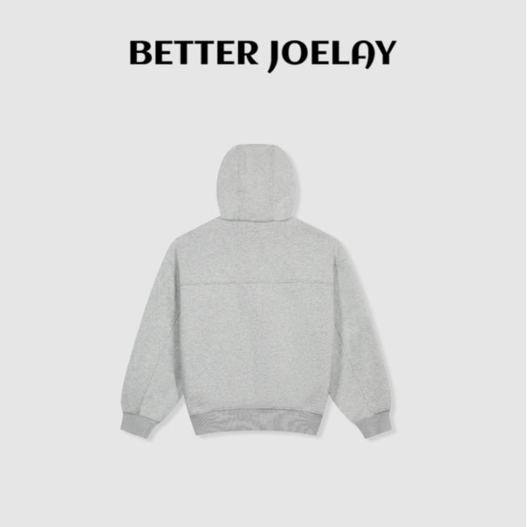 BETTERJOELAY-【未完结情歌】时尚连帽休闲百搭开衫卫衣Z0656
