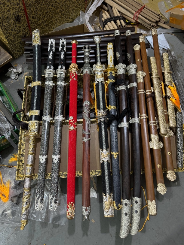 传统刀剑 手工锻打 未开刃