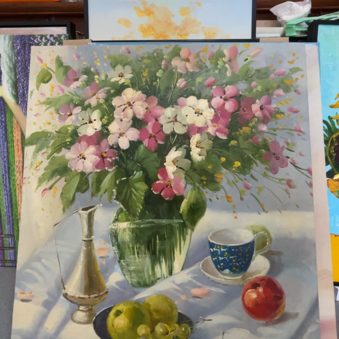 油画油画作品欣赏50.60带内框