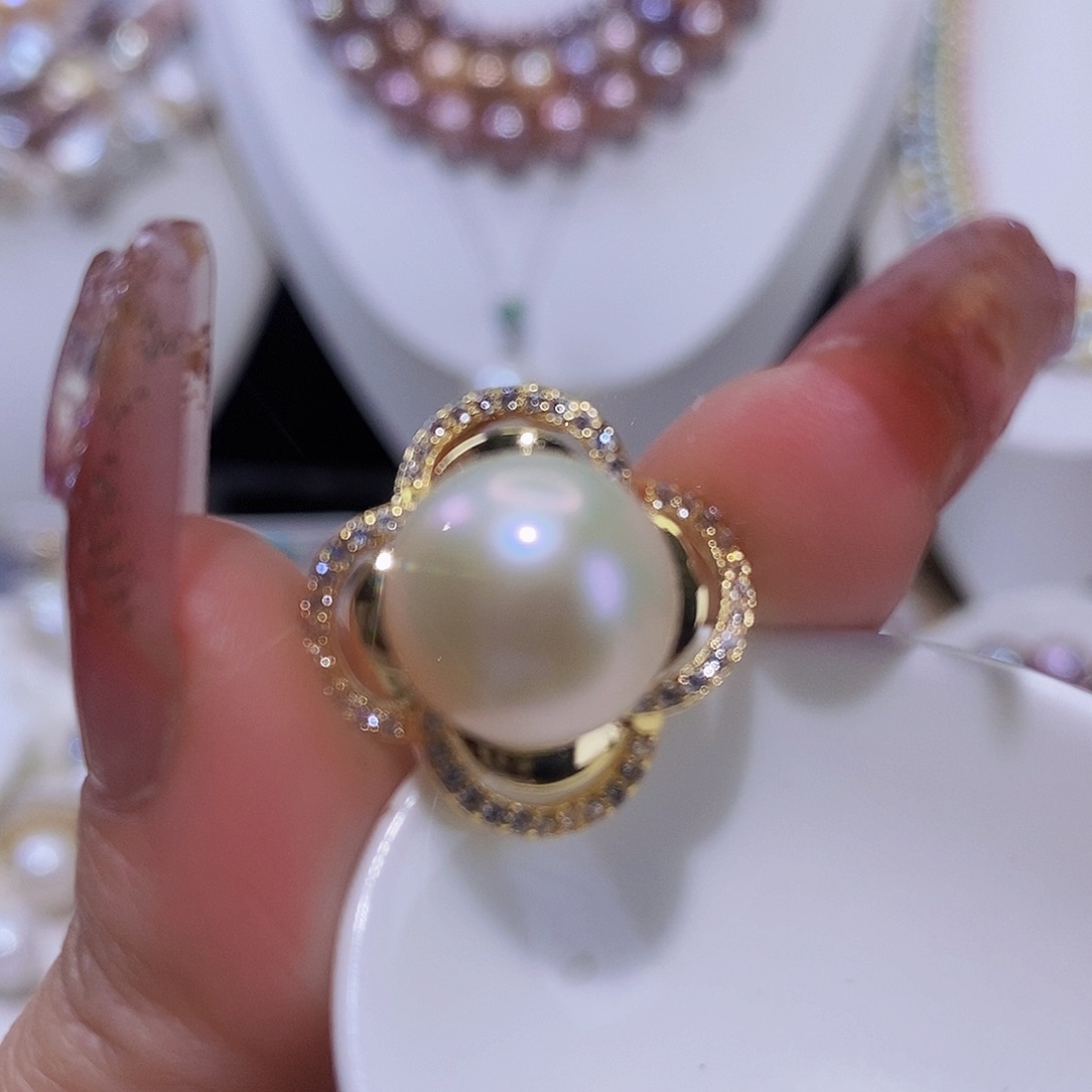 淡水珍珠颈饰合金