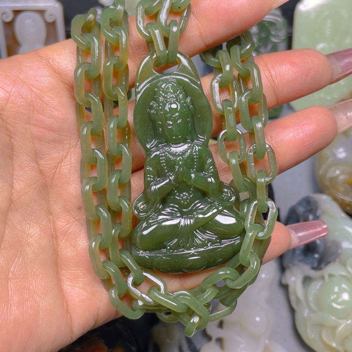 和田玉挂件未镶嵌