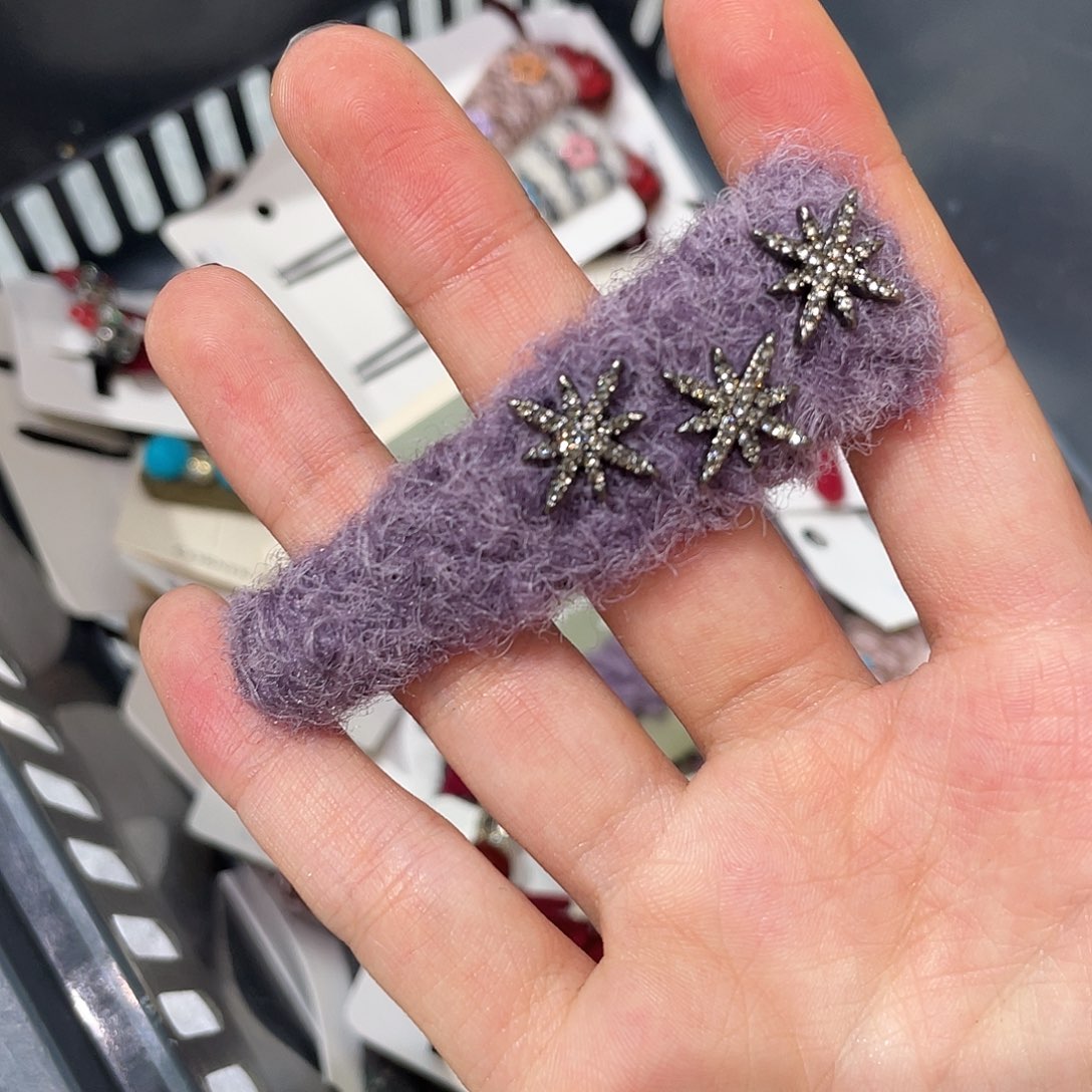 非金属紫色雪花一只