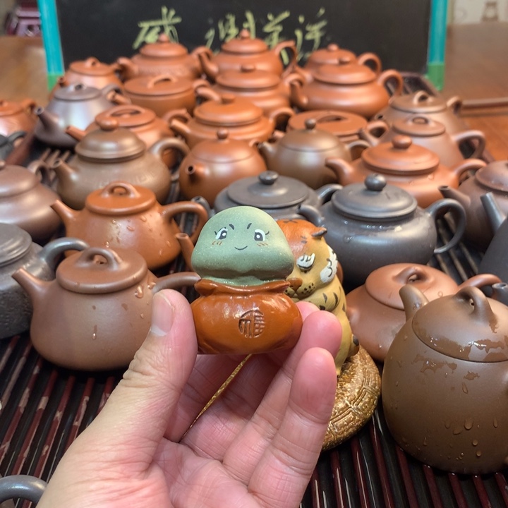 紫砂茶壶原矿紫砂茶宠