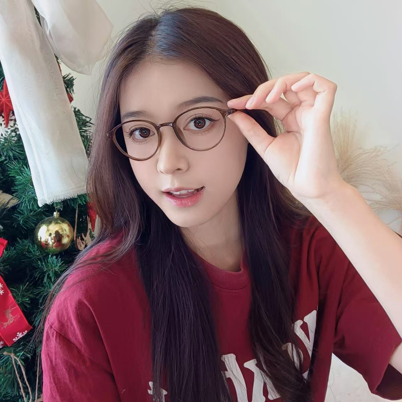  5号吴7122小框高度数tr90镜框丹阳素颜近视眼镜女有度数超轻眼镜