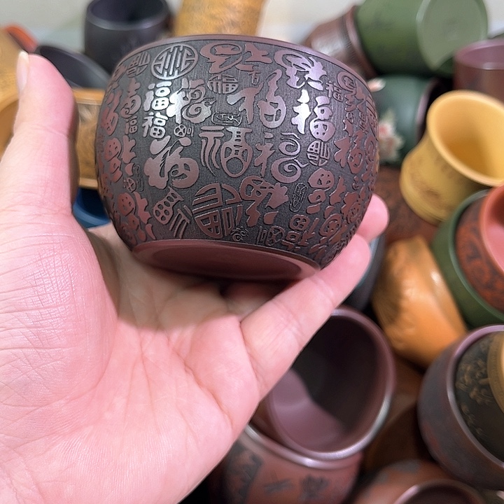 茶杯紫砂全手工紫砂主人杯