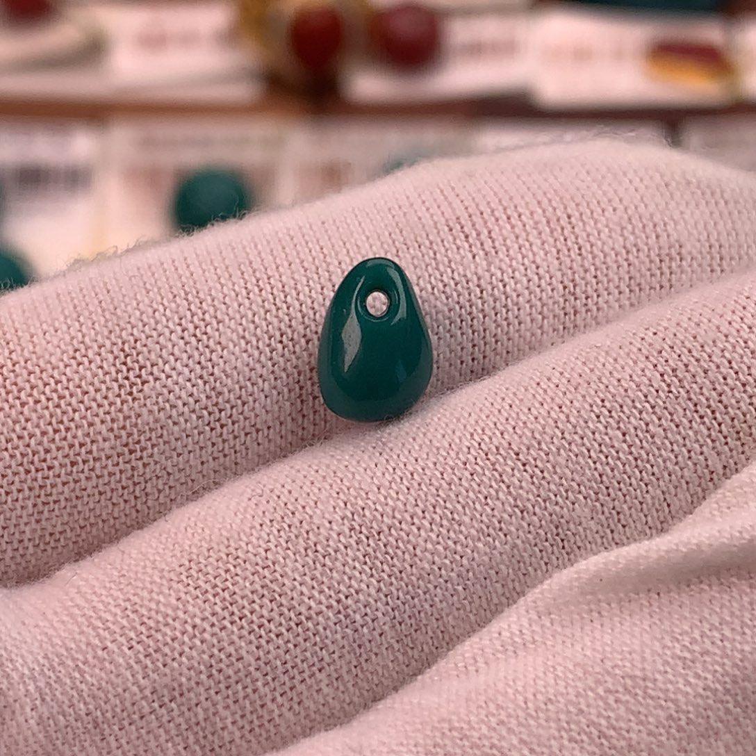 绿松石未镶嵌配饰蕊6.4*4.6*9.2