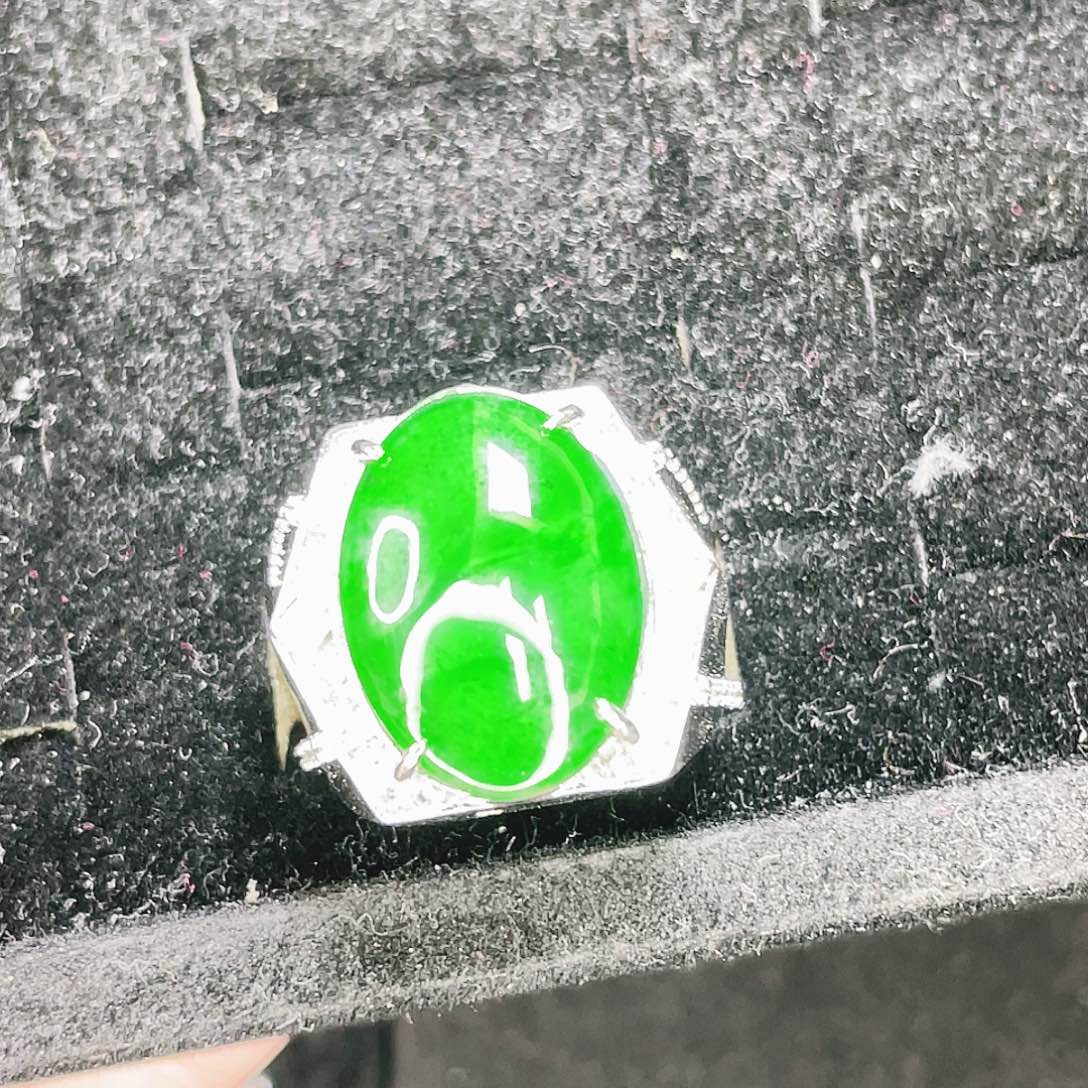 翡翠未镶嵌颈饰63，