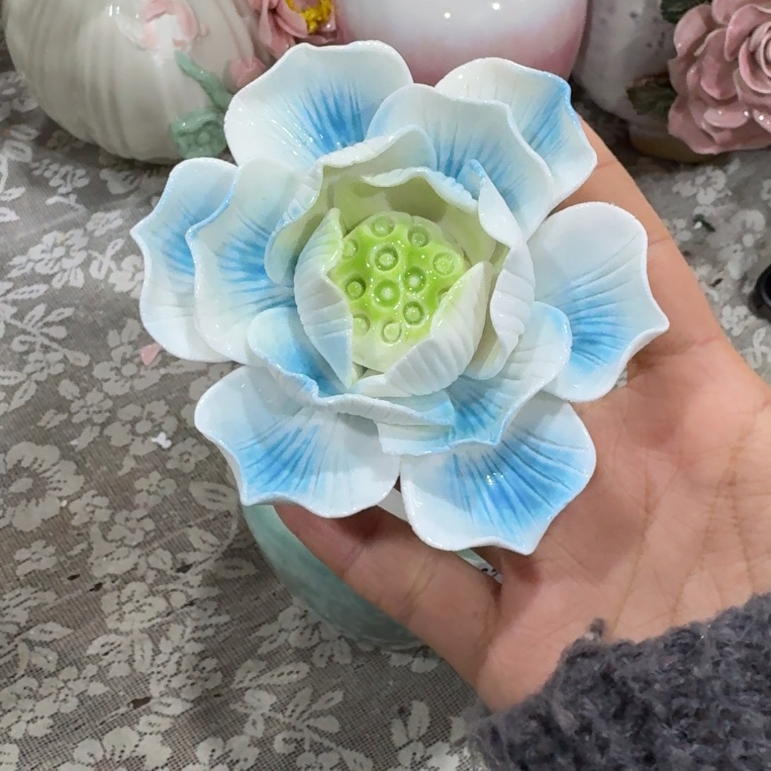 陶瓷花，拍满20发货，退款拉黑