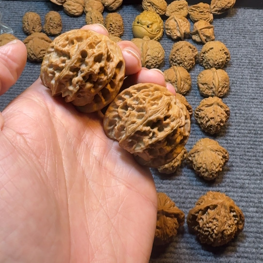 把件文玩核桃苹果园全品42尺