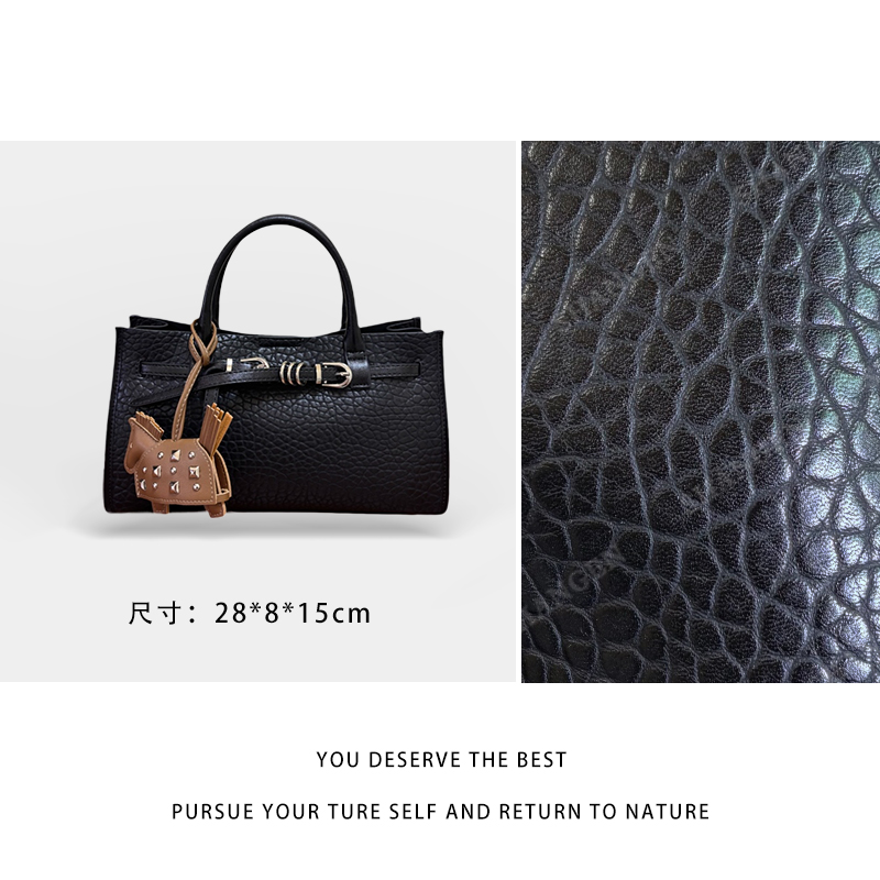 【尚恩CC】SD-5871-泡泡黑-轻奢百搭手提腋下新款斜跨女包