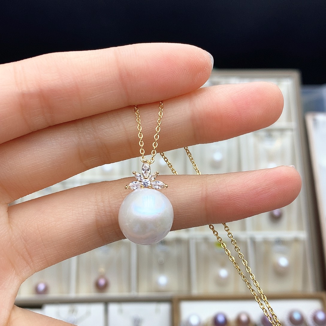 淡水珍珠颈饰合金
