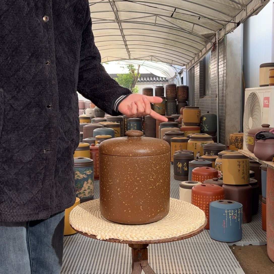 紫砂茶叶罐8 饼茶叶罐