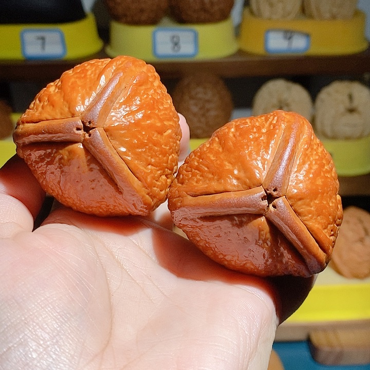 野生雷公核手把件5257