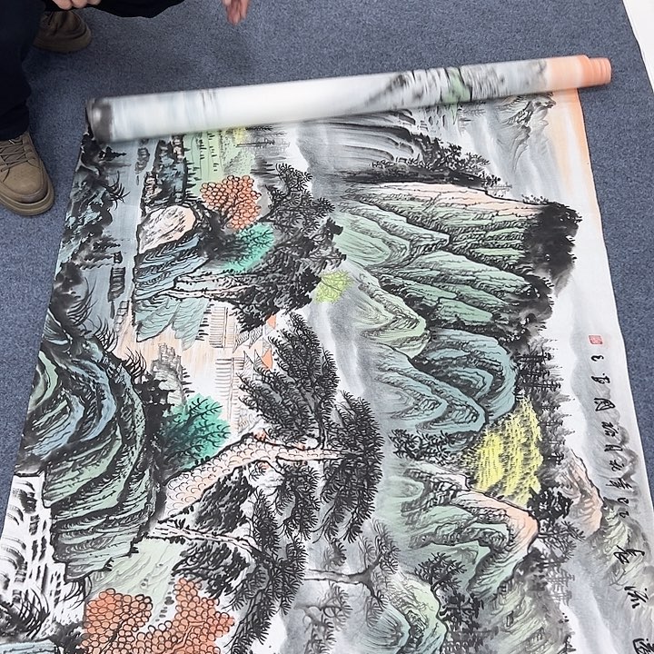 国画国画作品宣纸纯手绘