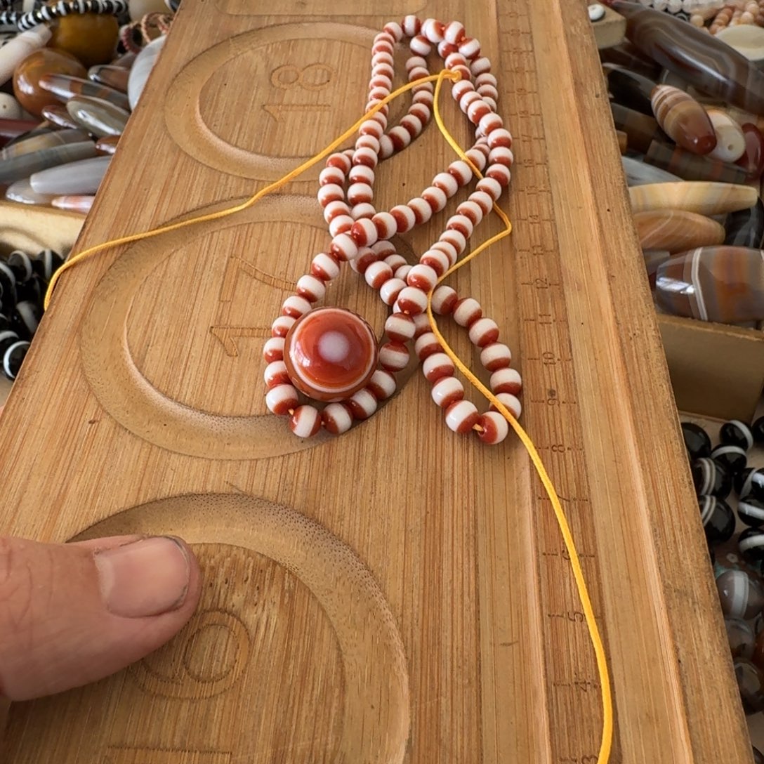 Z***子玛瑙/玉髓合金手链