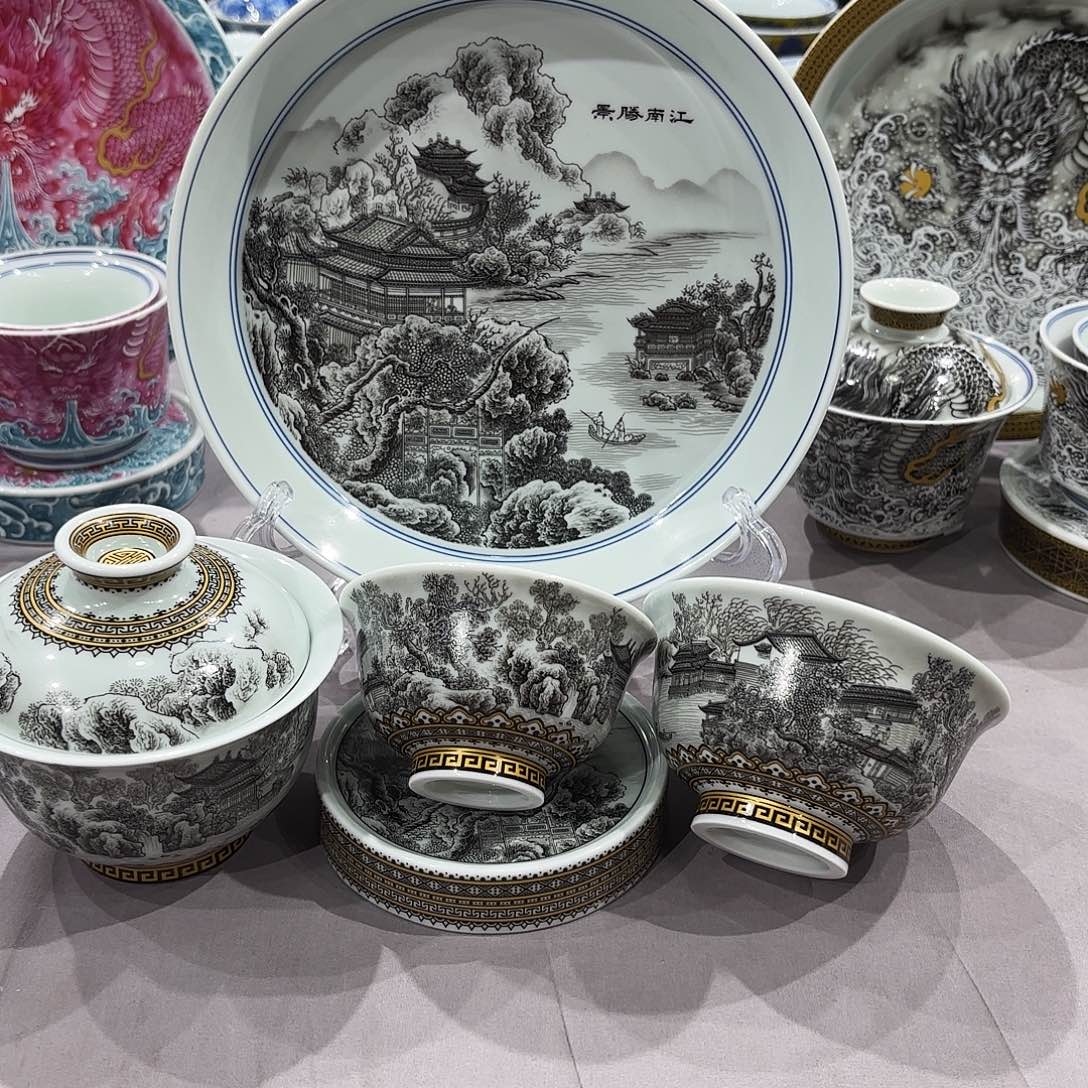 瓷片景德镇手工茶具