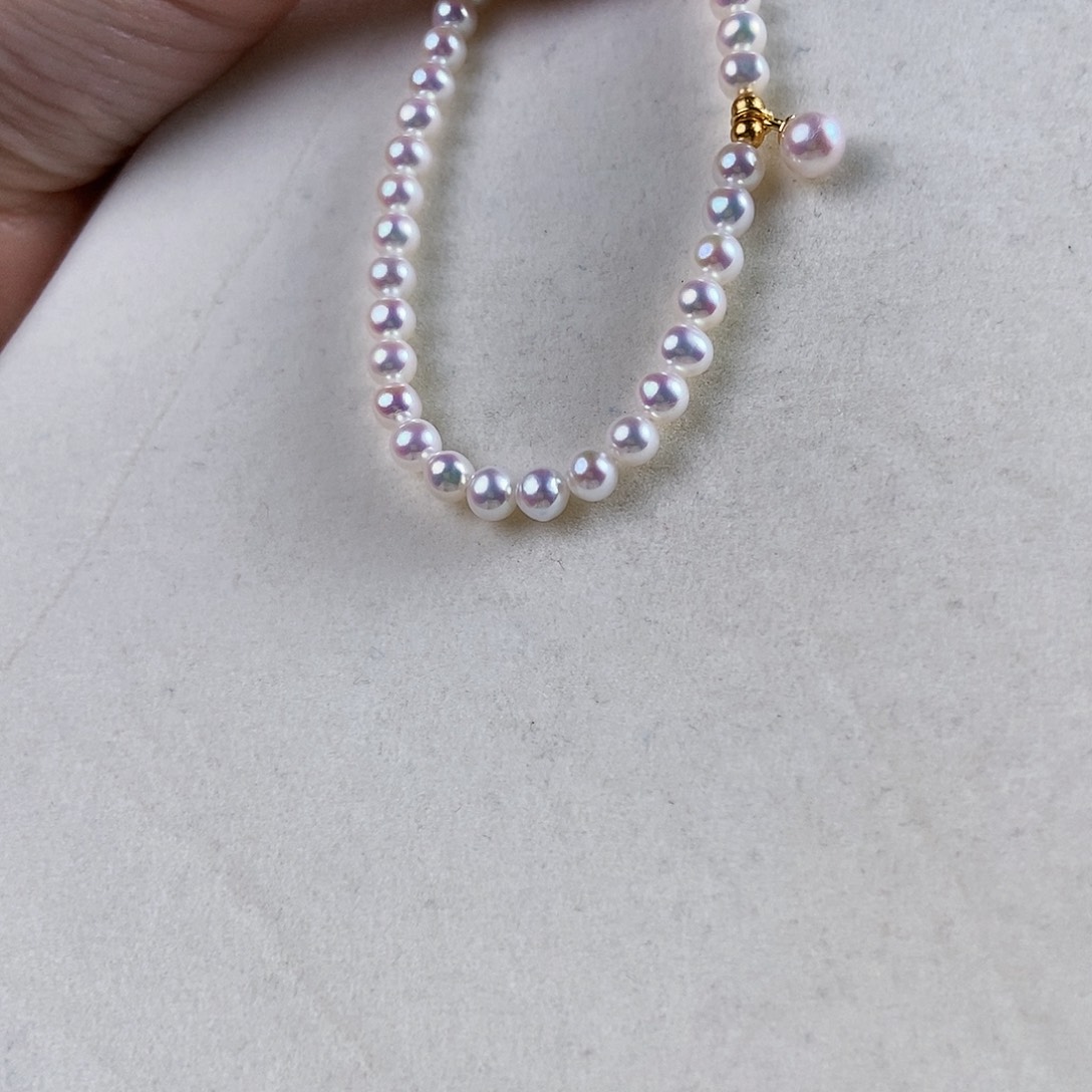 淡水珍珠手绳银S925镶嵌