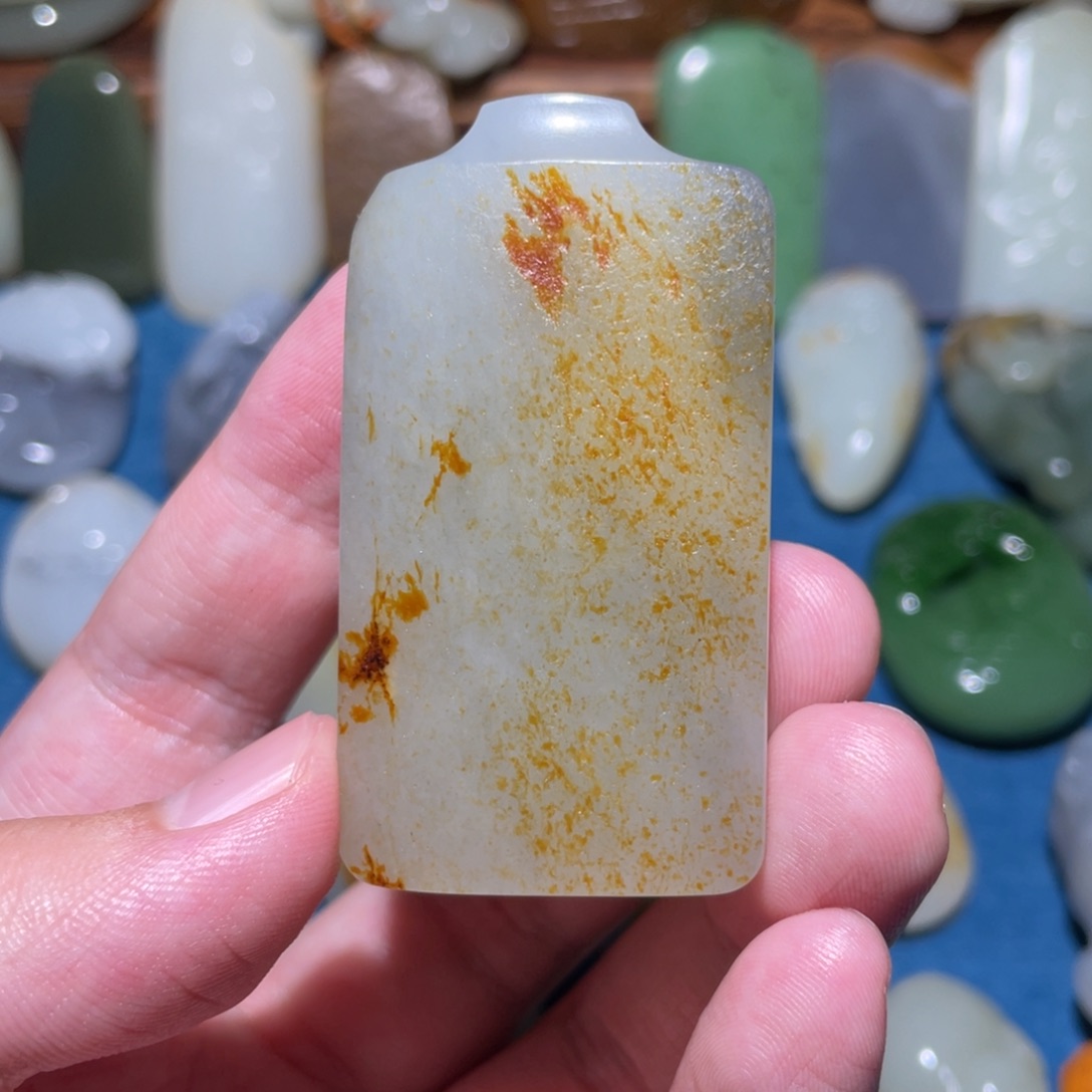 颈饰未镶嵌和田玉福**满