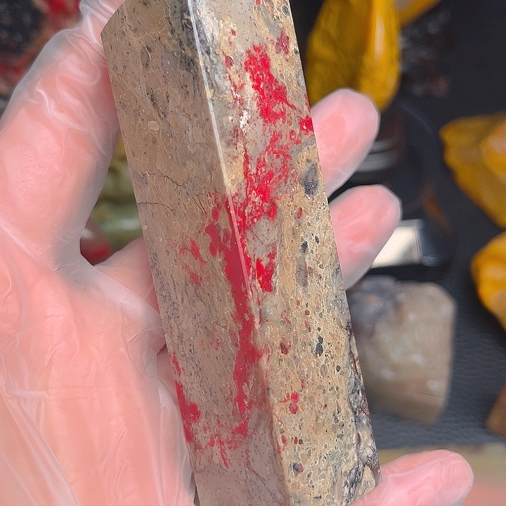 昌化石昌化鸡血石精品印章