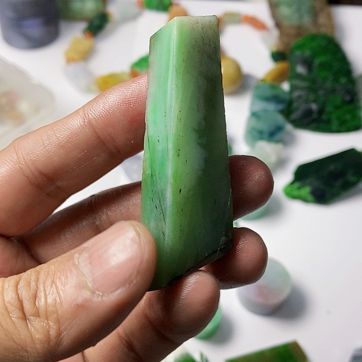 翡翠散珠天然翡翠A货