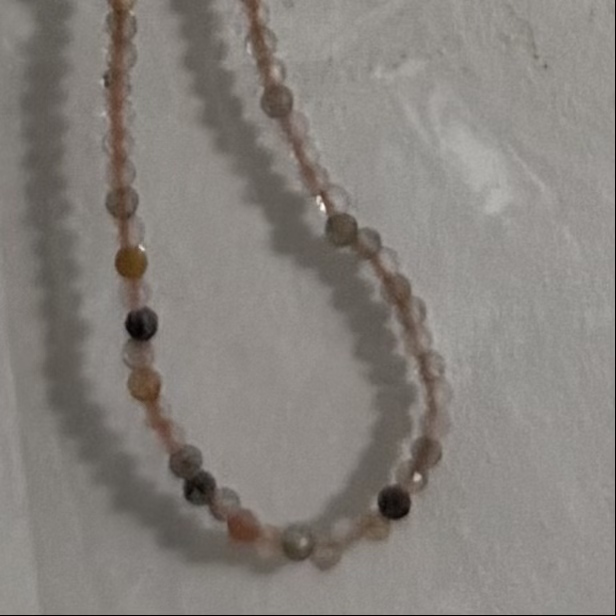 非金属亚克力项链 No退！退永黑！韩系低饱和小珠珠项链