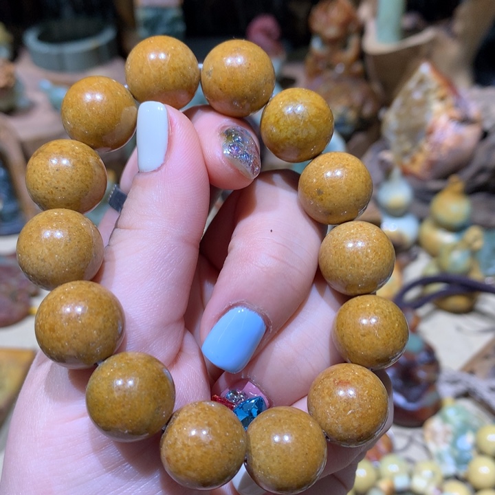 岫岩河磨玉（透闪石质玉）手串未镶嵌