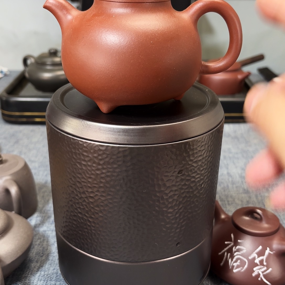 茶壶紫砂全手工乳鼎大号