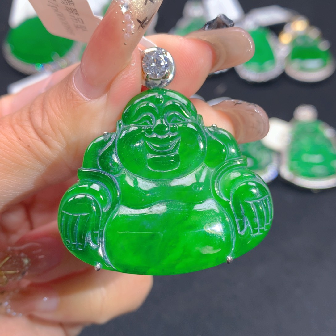 翡翠颈饰银S925镶嵌1111111111