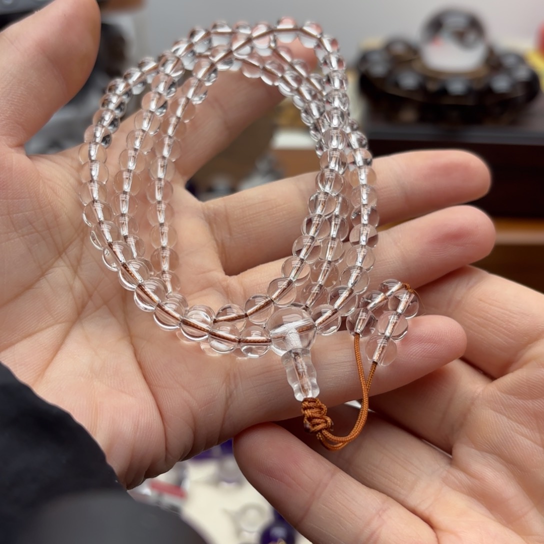 未镶嵌手链水晶手串108