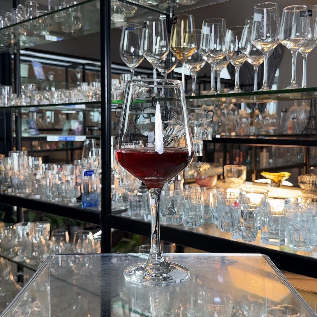 玻璃手柄款12个4036红酒杯430毫升