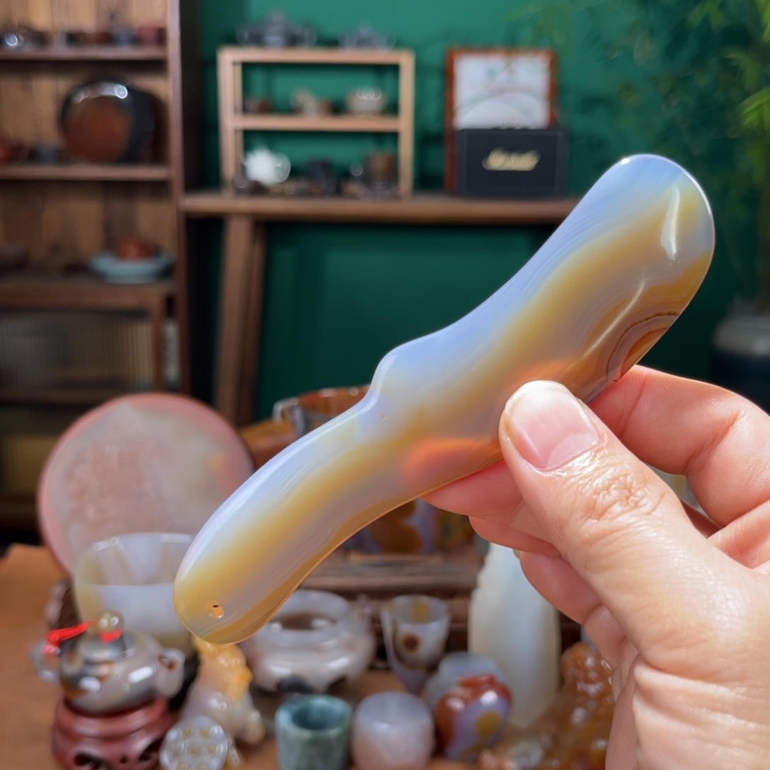 玛瑙/玉髓未镶嵌刮板