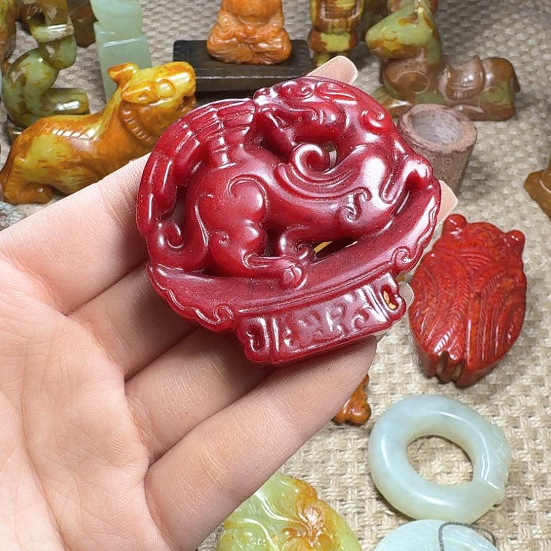 白玉菩提吊坠挂件