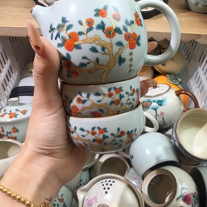 柿柿如意一壶二杯