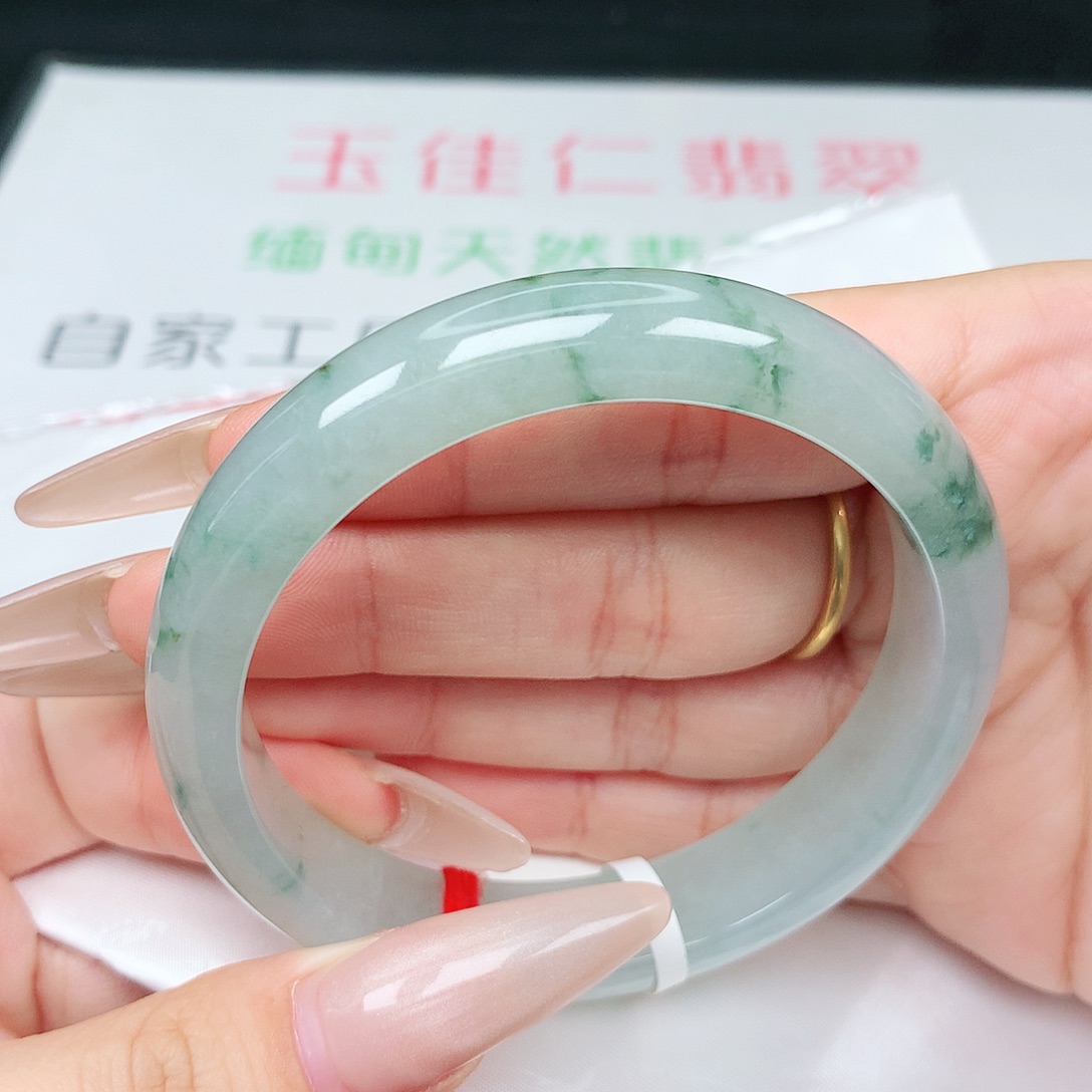 未镶嵌手镯翡翠58-59圈口