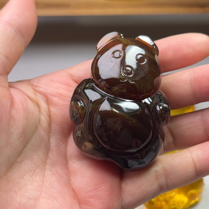 琥珀颈饰未镶嵌琥珀蜜蜡