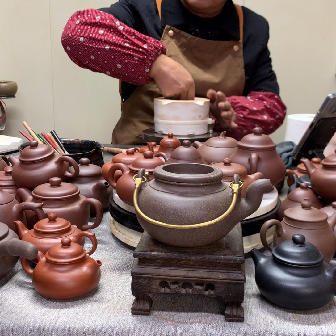 茶壶紫泥蛋包430 C半手工制作