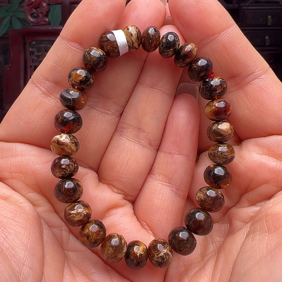 琥珀裸石未镶嵌抚顺琥珀20515-1。8m m