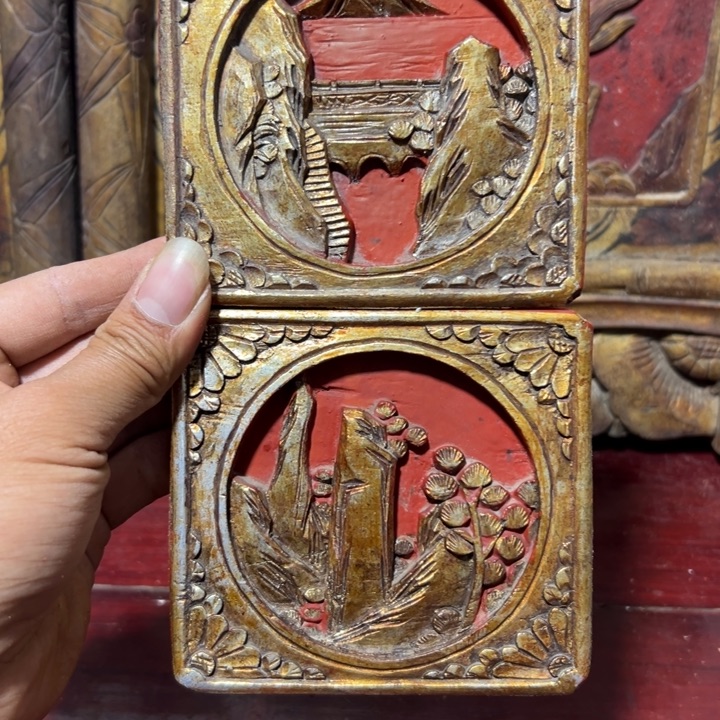 龙***三木木雕工艺品摆件