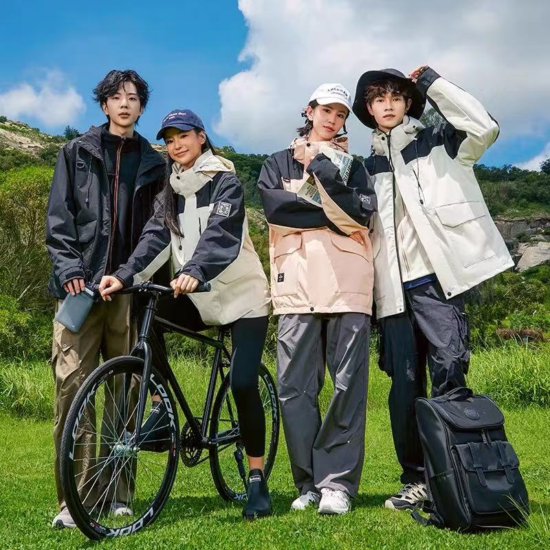 【三合一冲锋衣】秋冬季高档外套男女同款设计感服装4741[W]