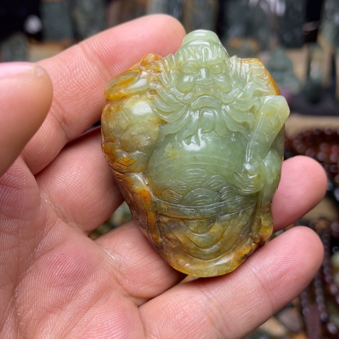 岫岩河磨玉（透闪石质玉）未镶嵌颈饰