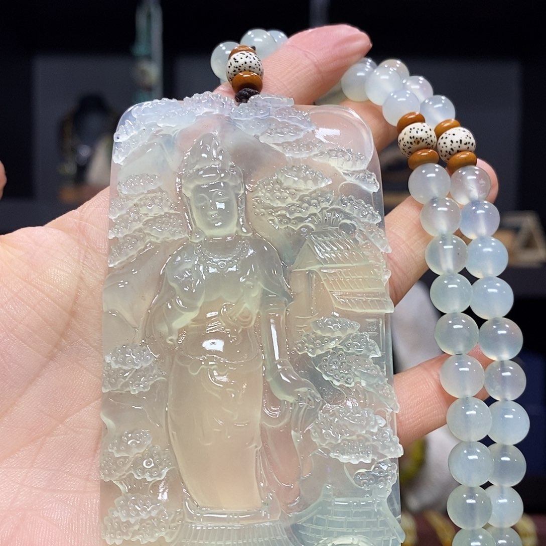 岫玉挂件吊坠未镶嵌