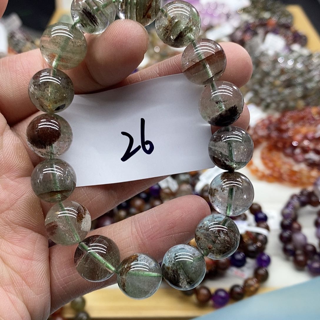 水晶手串未镶嵌天然