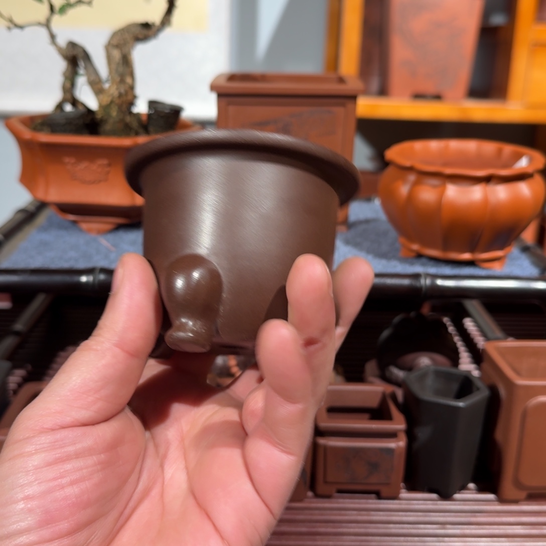 花盆紫砂原矿紫泥