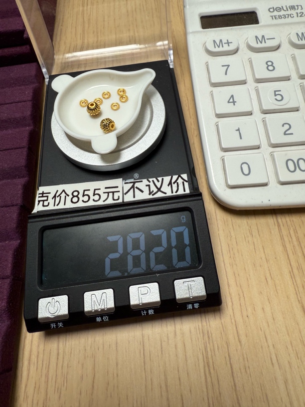 足金999格桑花卡六车轮隔片卡四秀