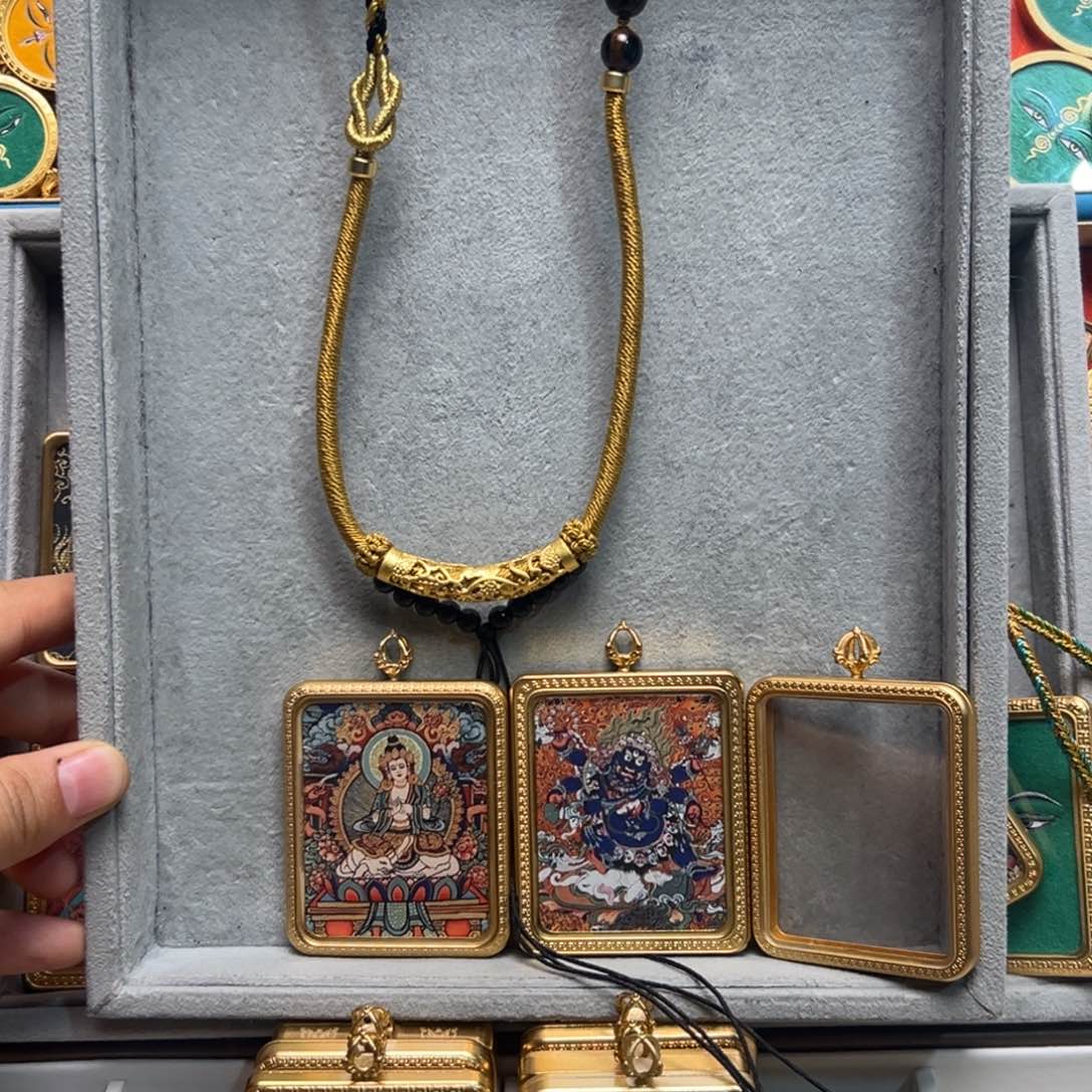 吊坠俗*双面铜壳双面铜壳