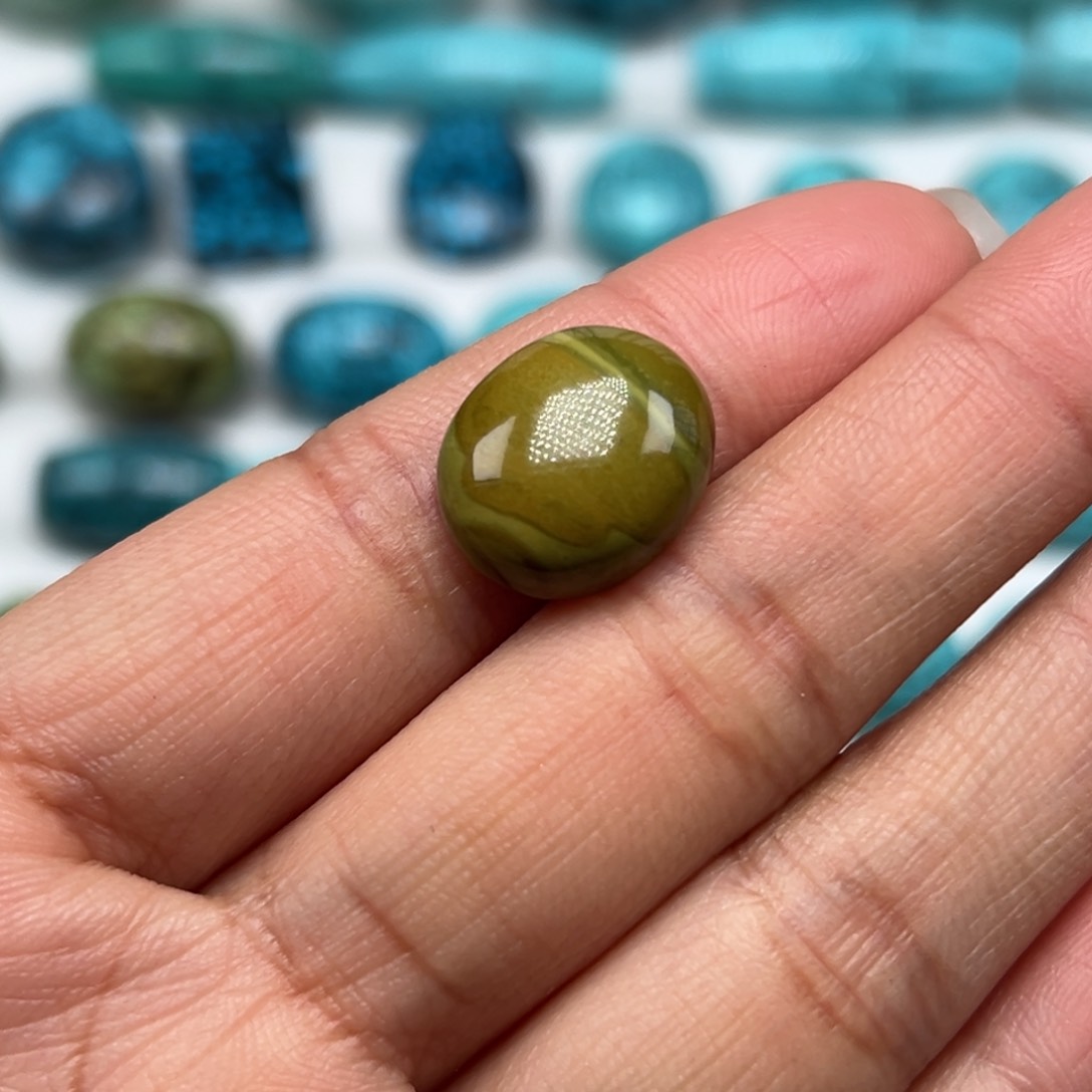 绿松石珠宝奇石未镶嵌